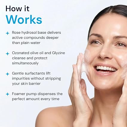 Ozonated Foaming Face Wash